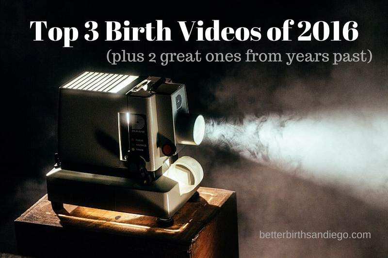 Top Three Birth Videos of 2016
